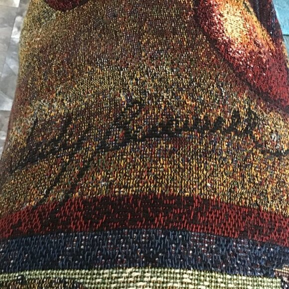 Judy Buswell Multicolor Apples Design Decorative Throw Blanket - Cotton - Picture 4 of 8